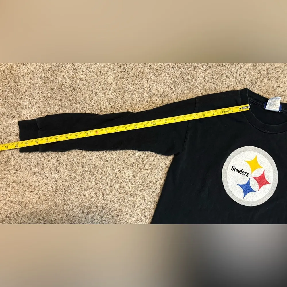(Reebok) Steelers Long Sleeve Tee: Size Medium - Image 8