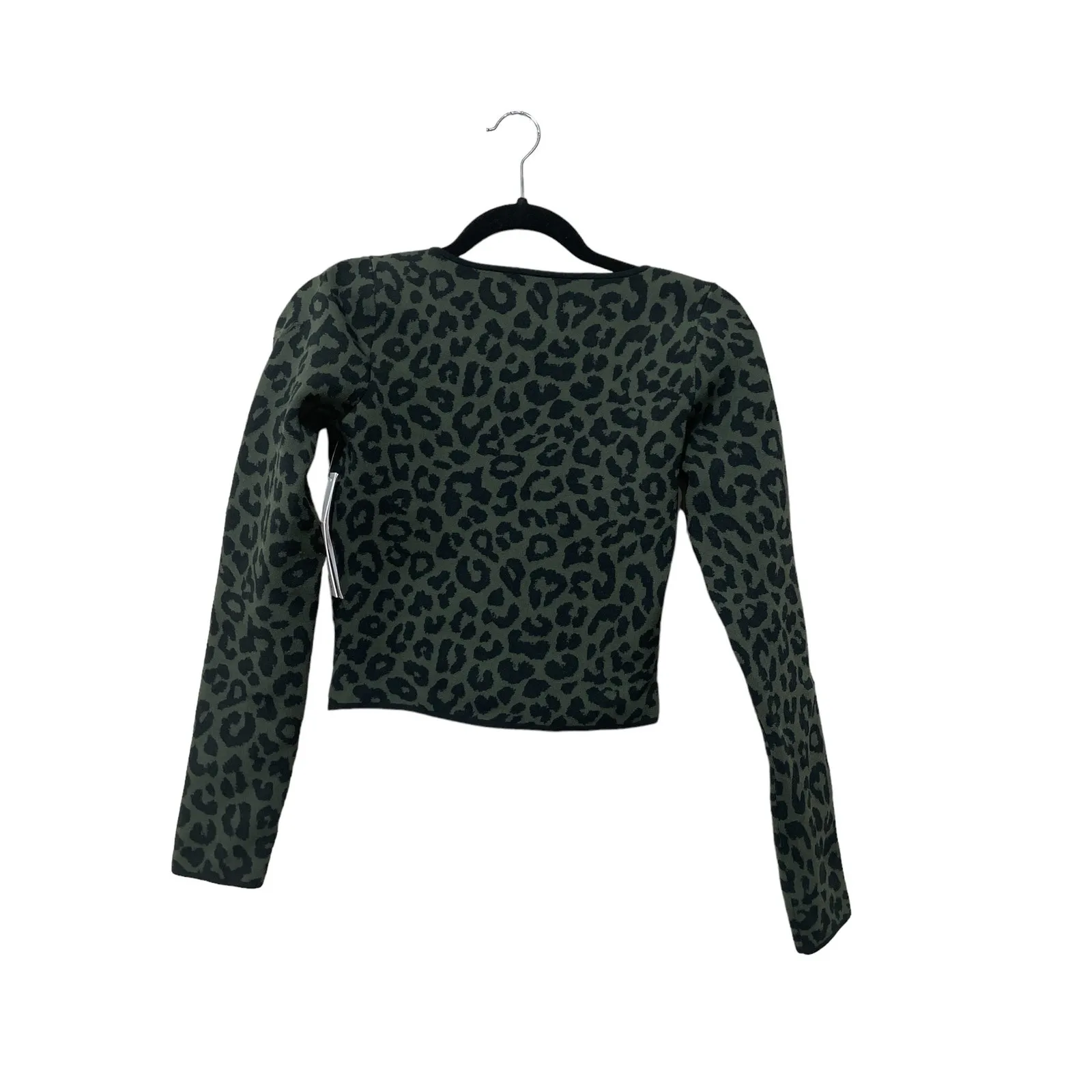 Aqua Womens Animal Print‎ Jacquard Pullover Top Size Small - Image 3