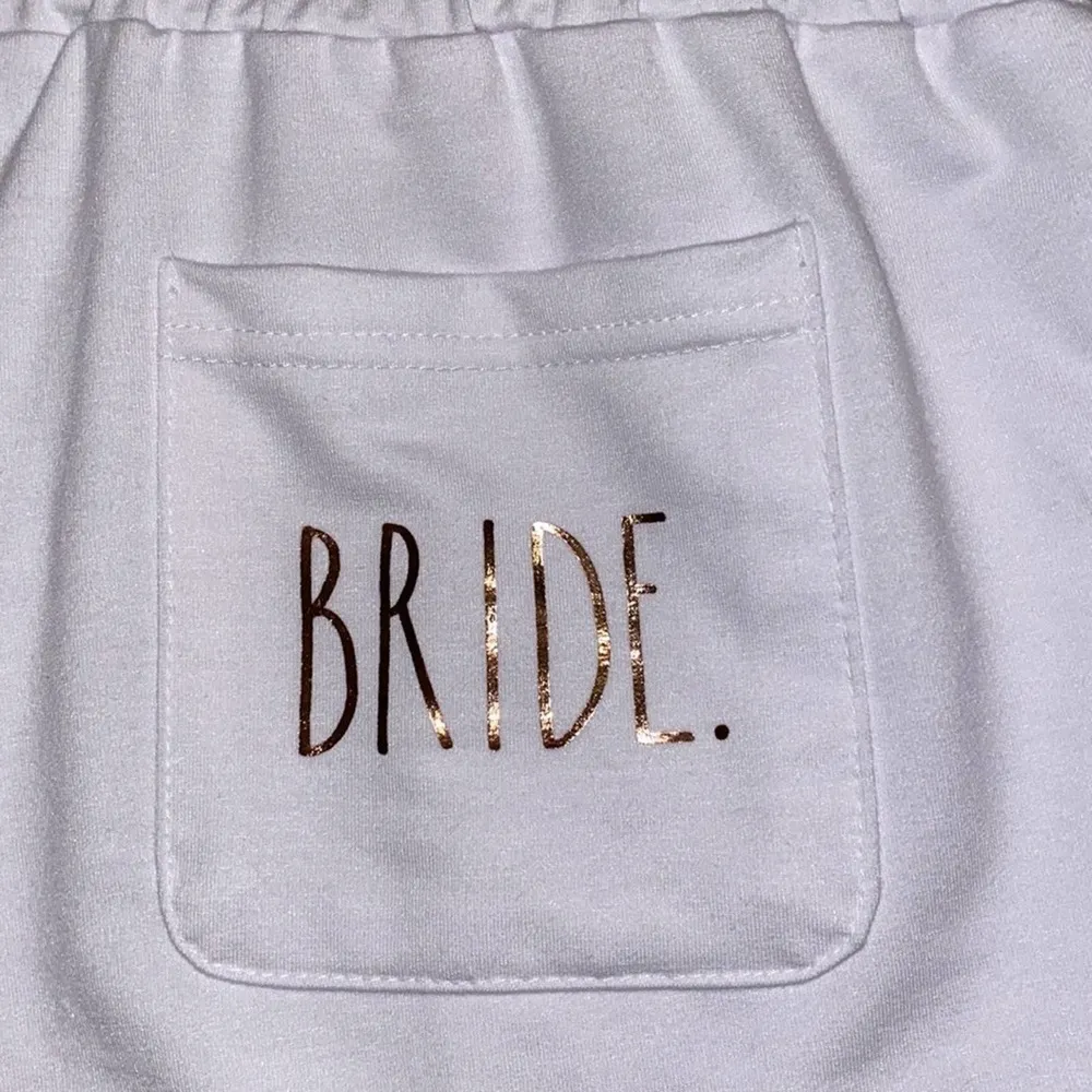 RAE DUNN S BRIDE shorts tie front new without tag - Image 6