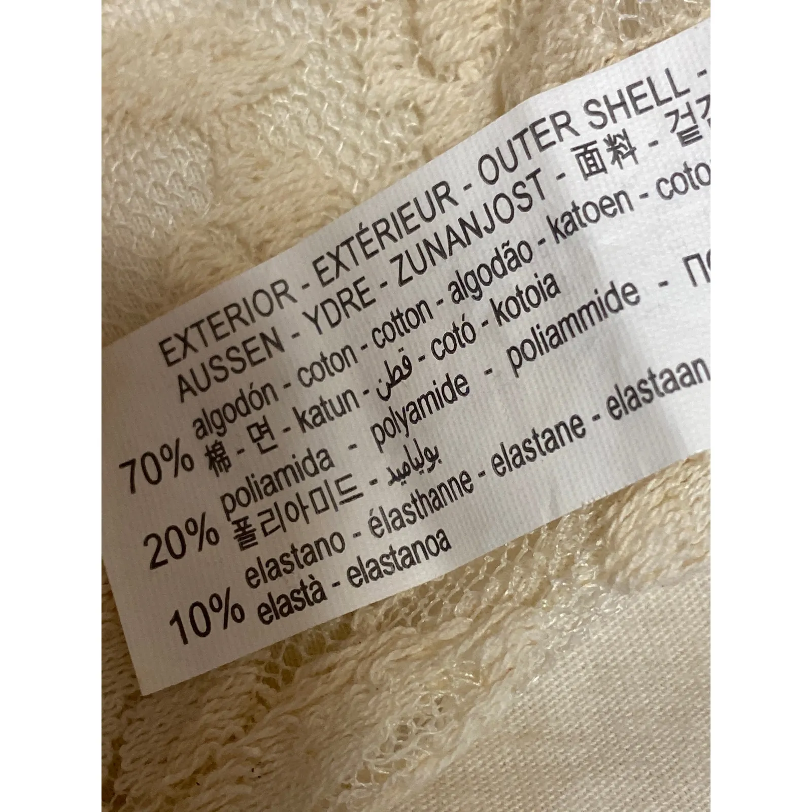 ZARA Cream White Floral Lace Sleeveless Halter Cami Crop Tank Blouse Top Size S - Image 4