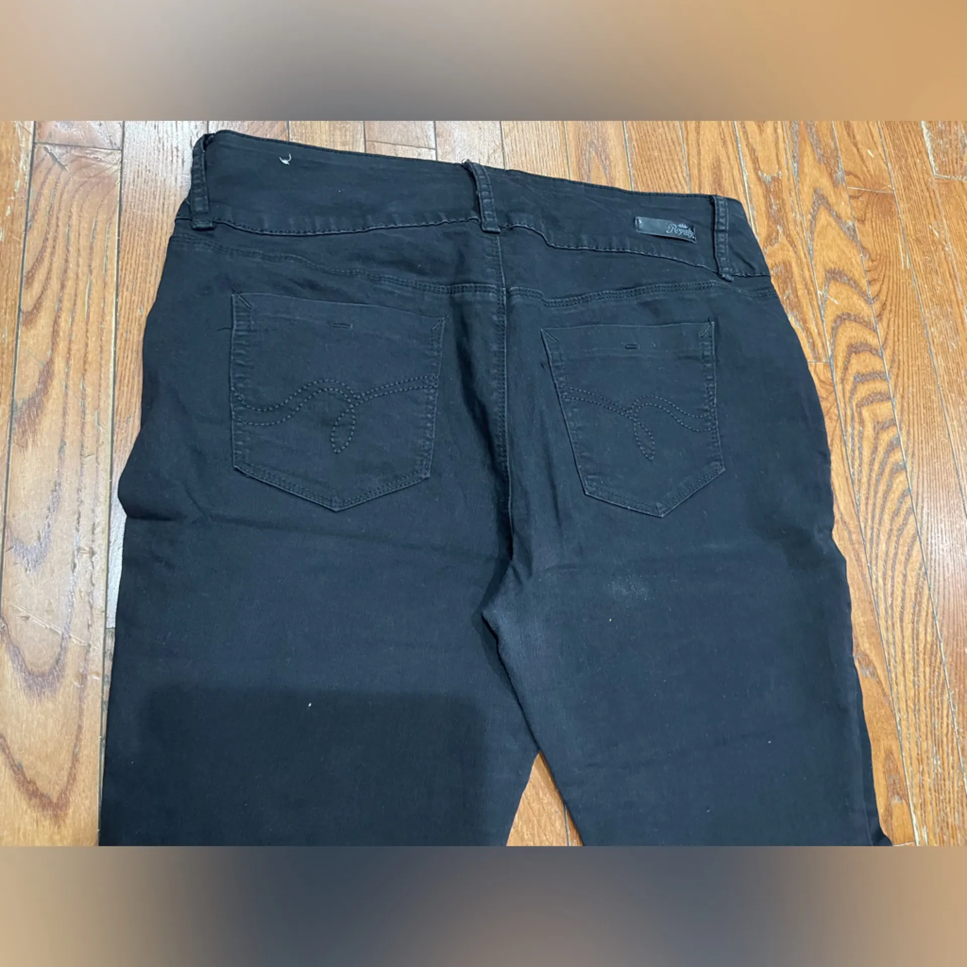 Royalty For Me Black Denim Pants - Image 12