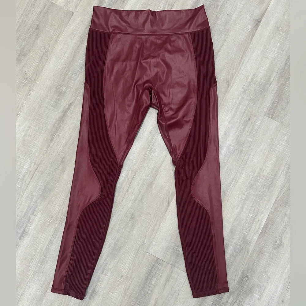 Fabletics Motion365+ Contour High-Waisted Legging- Merlot XL NWOT - Image 2