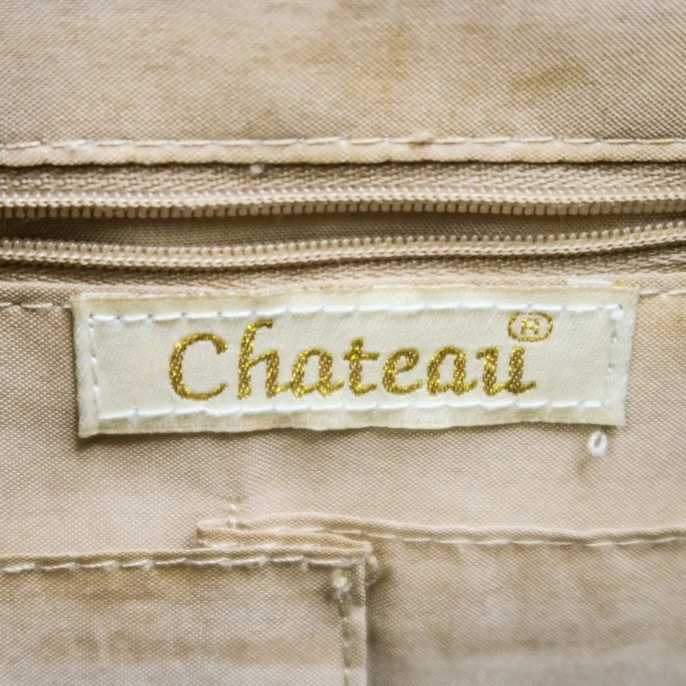 Vintage Y2K Chateau Shoulder Tote Bag - Image 8