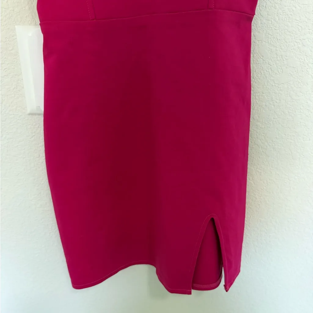 Superdown Oliviah Bustier Hot Pink Sexy Bodycon Mini Dress XS Extra Small NEW - Image 6