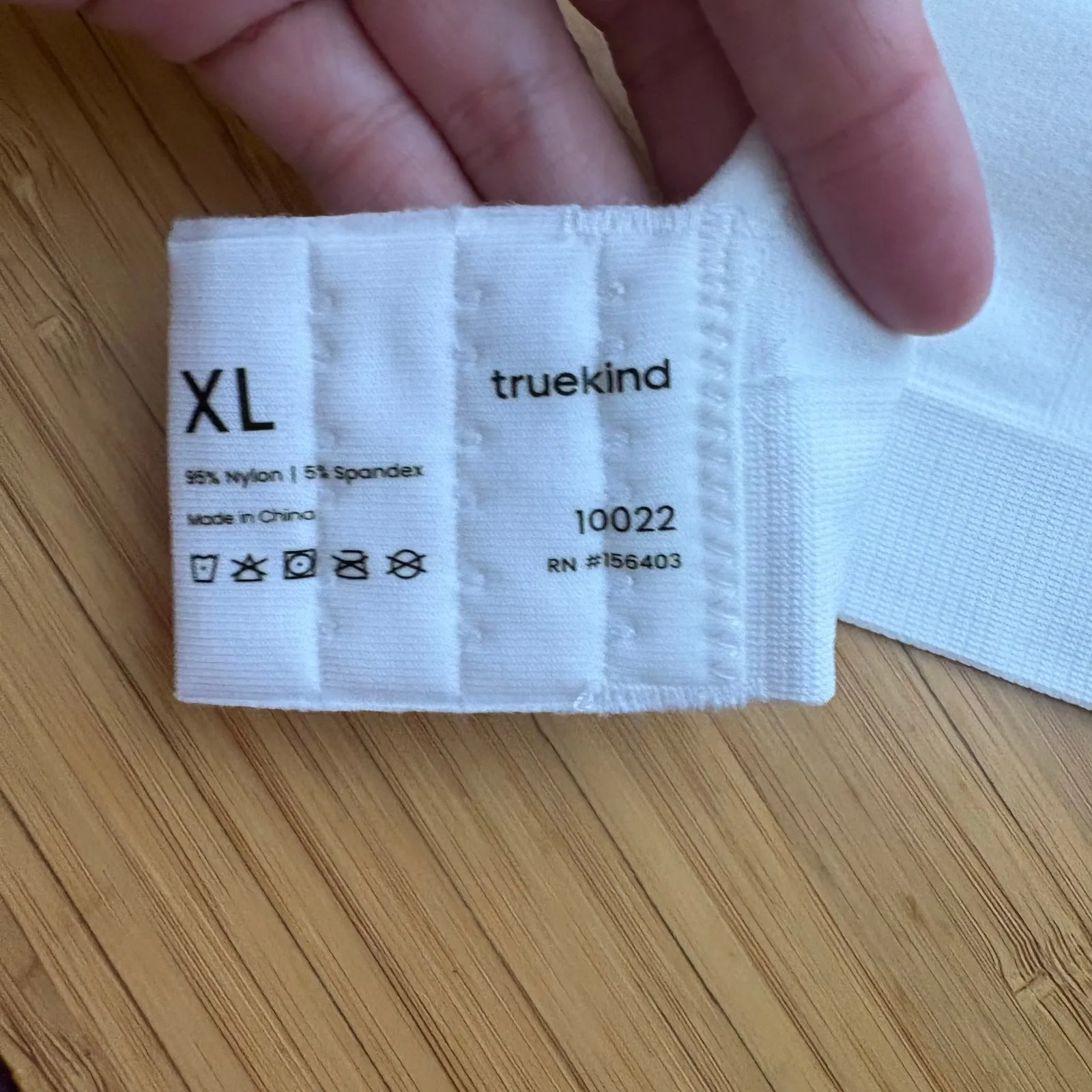 Shapermint Truekind XL White Daily Comfort Wireless Shaper Bra 10022 Extender - Image 5