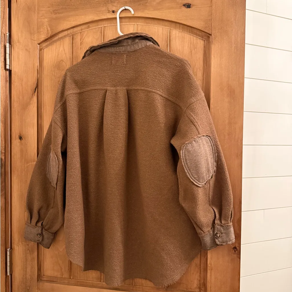 Oli & Hali Brown Button Up Jacket - Image 2