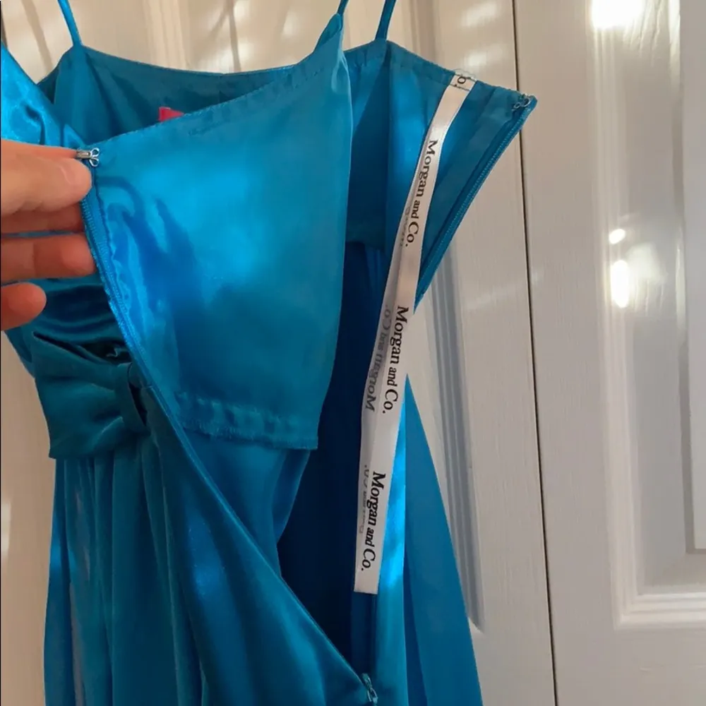 Morgan and Co.✨3 for $25✨Y2K Spaghetti Strap Cocktail Bubble Dress w/ Shall Sz 3 - Image 6