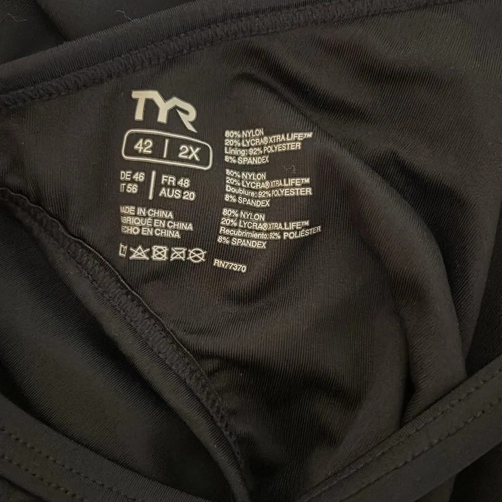 SOLD Women's Solid Diamondback Swimsuit, Black, Size 42 (2x), NWT Black - Image 7