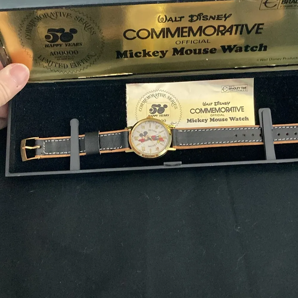 Walt Disney Commemorative Mickey Mouse Watch by Bradley - Image 3