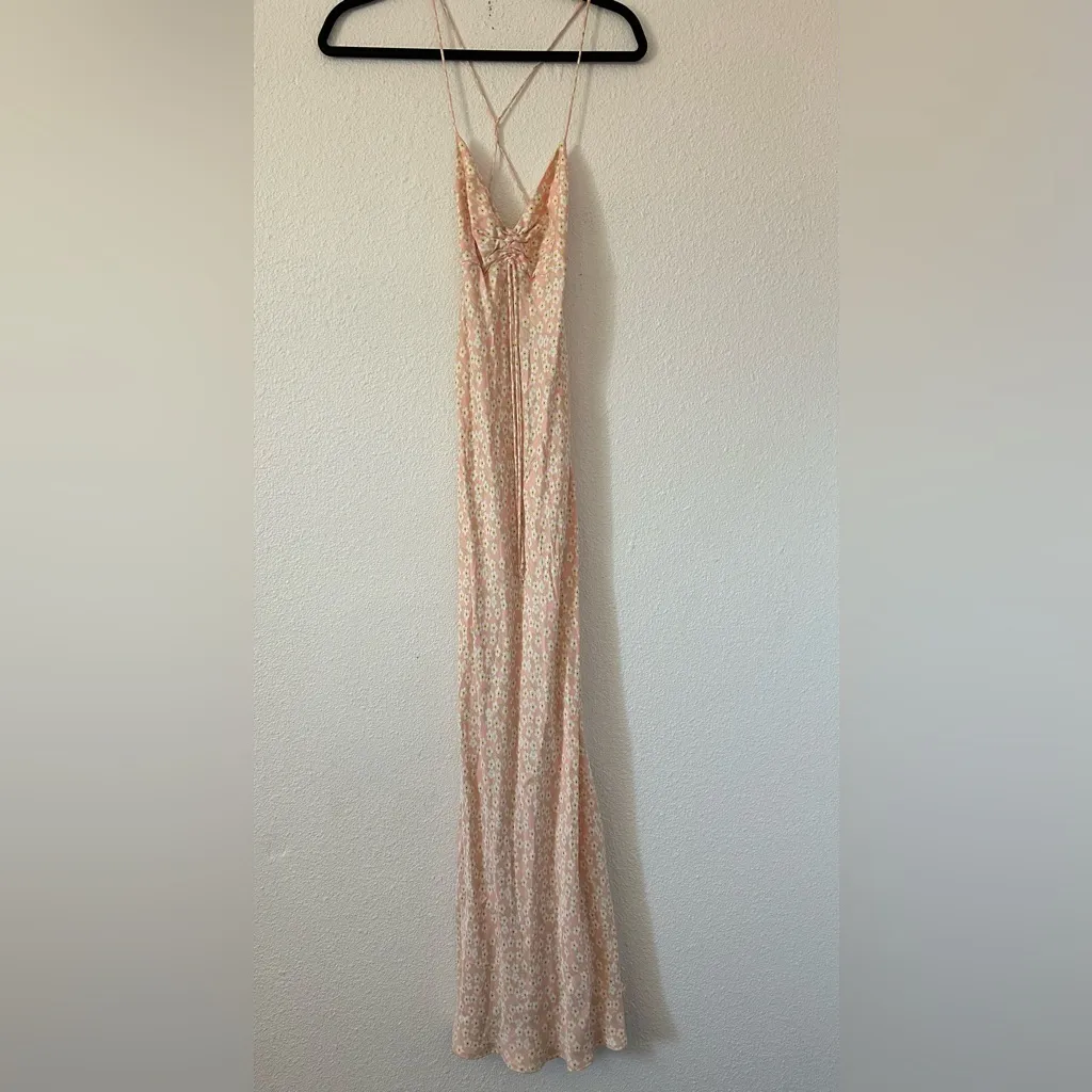 Zara floral print slip dress Sz small - Image 4