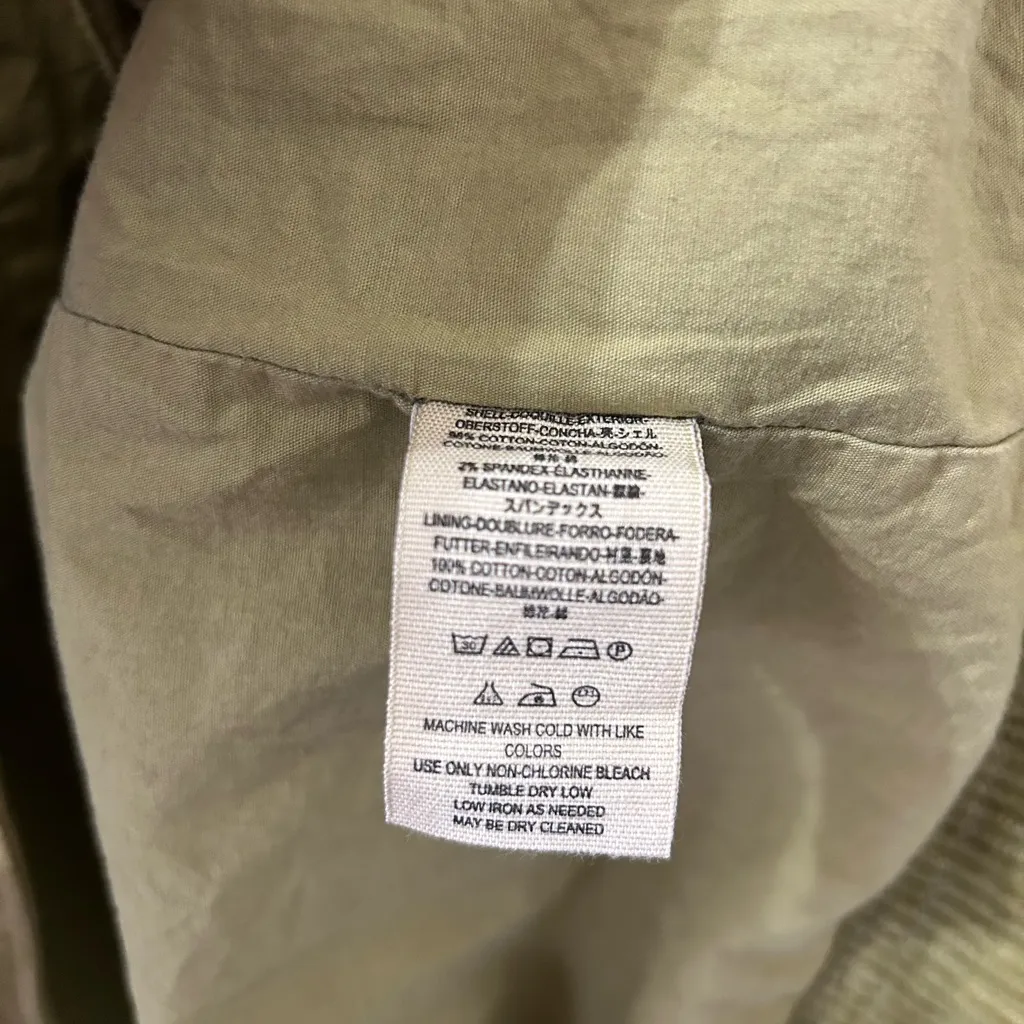 Free People Women’s Heritage Corduroy Utility Jacket Small Button Down Lined - Image 6