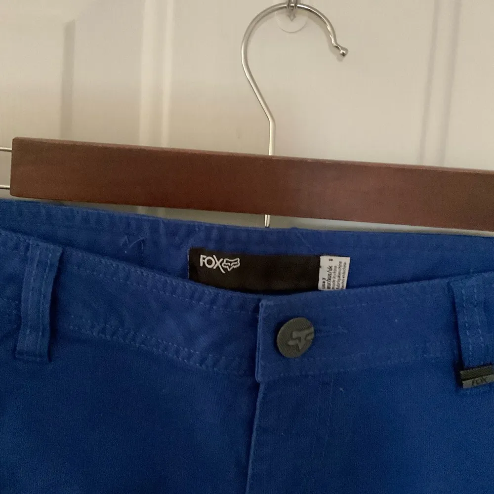 Fox Chino Royal Blue Frayed Hem Shorts Size 3 Juniors New - Image 5