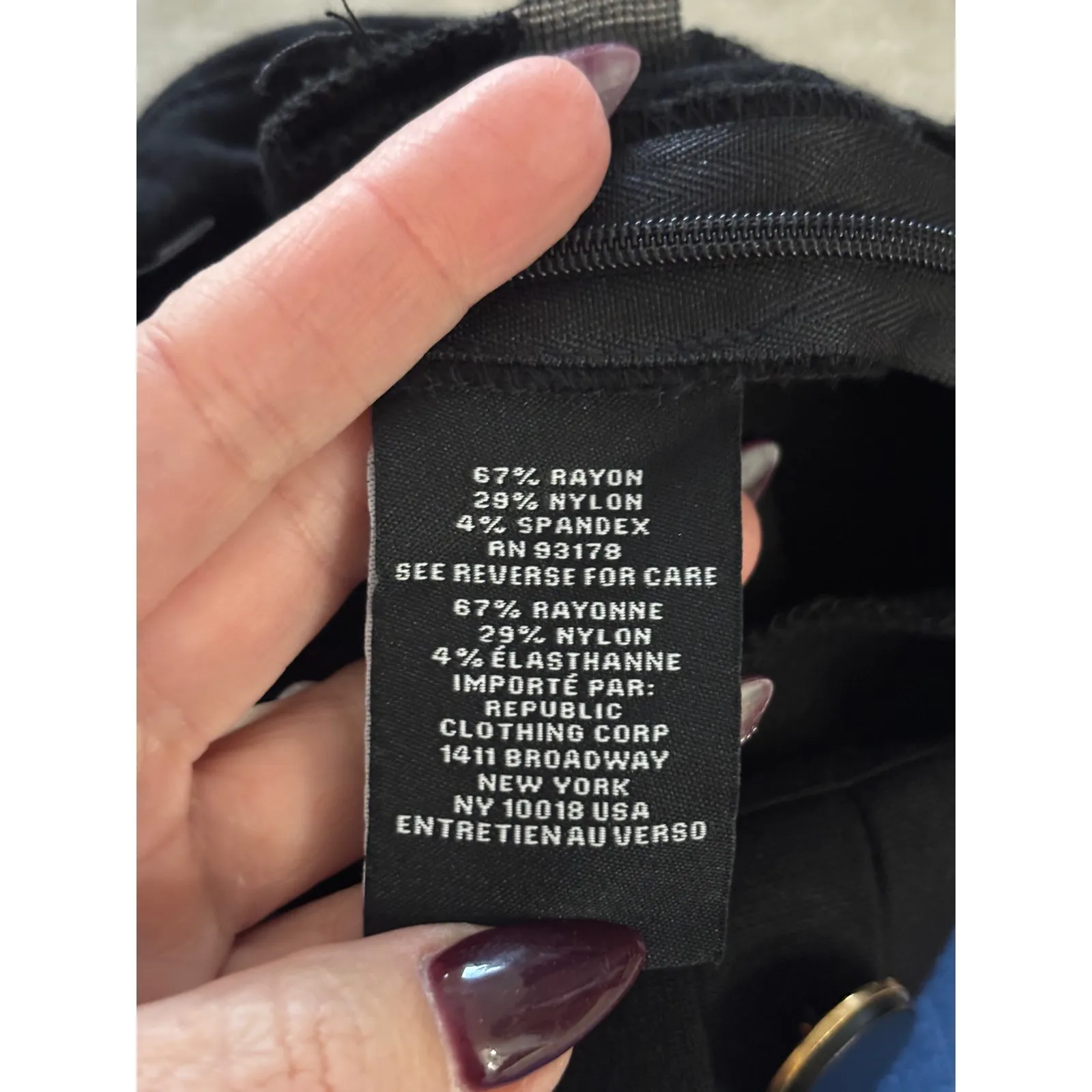 Premise Womens Black High Waisted Sailor Button Flare Leg Pants Size S - Image 4