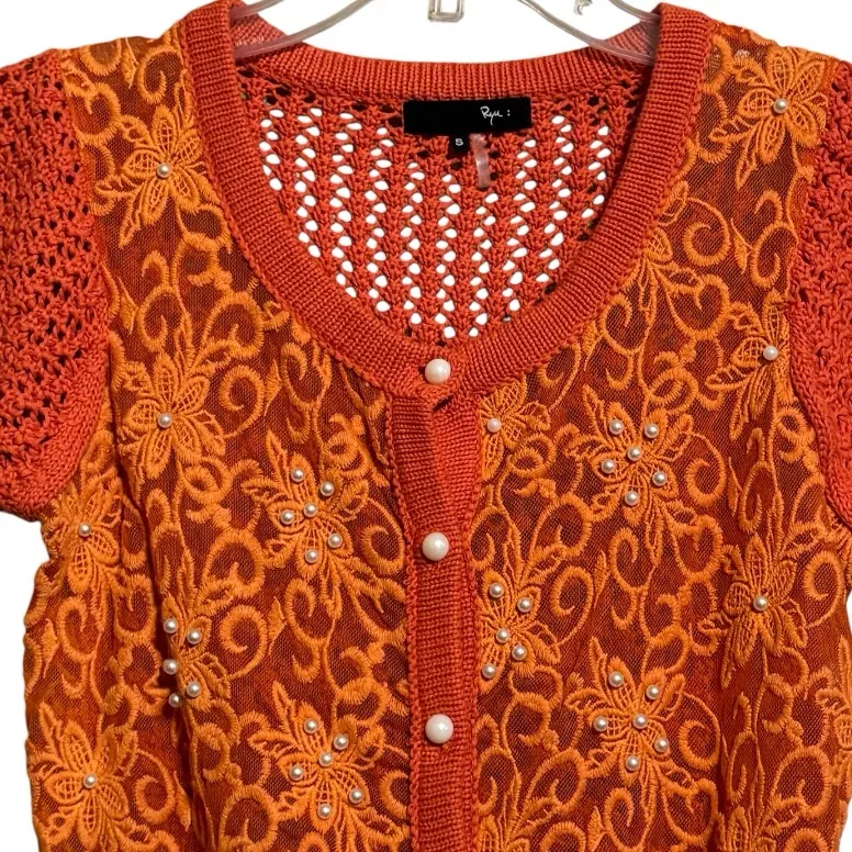 Ryu  Cardigan Sweater with Pearls‎ - Image 2