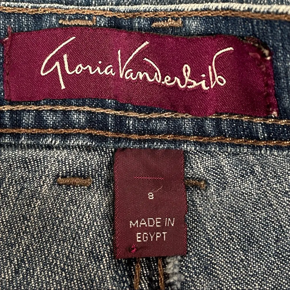 Gloria Vanderbilt Bermuda Jean Shorts, Blue, 8 - Image 3