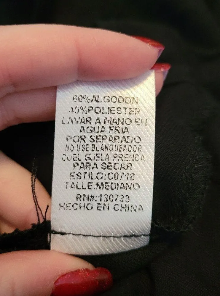 Umgee Black Floral Embroidered One Shoulder Dress NWT - Image 8