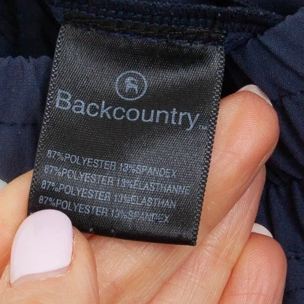 Backcountry Womens Navy Blue Jogger Pants Drawstring Waist Casual Athleisure XS - Image 9