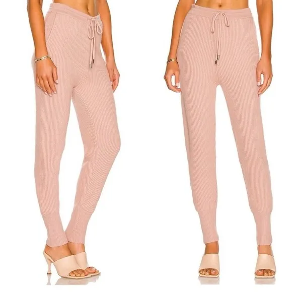 Jonathan Simkhai Nina Joggers Pants in Dusk Size Small Pink - Image 2