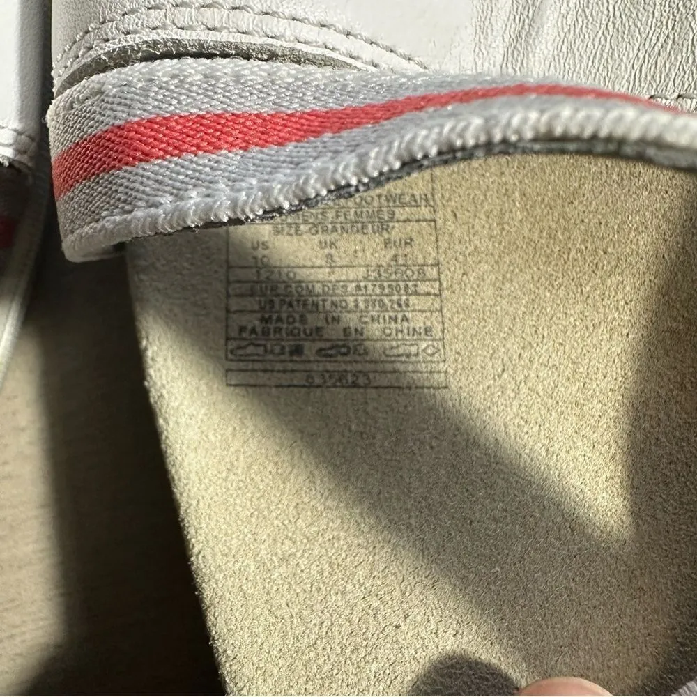 Merrell Womens Camellia White Leather Cayenne Strip‎ Slides Slip On Sandals - 11 - Image 14