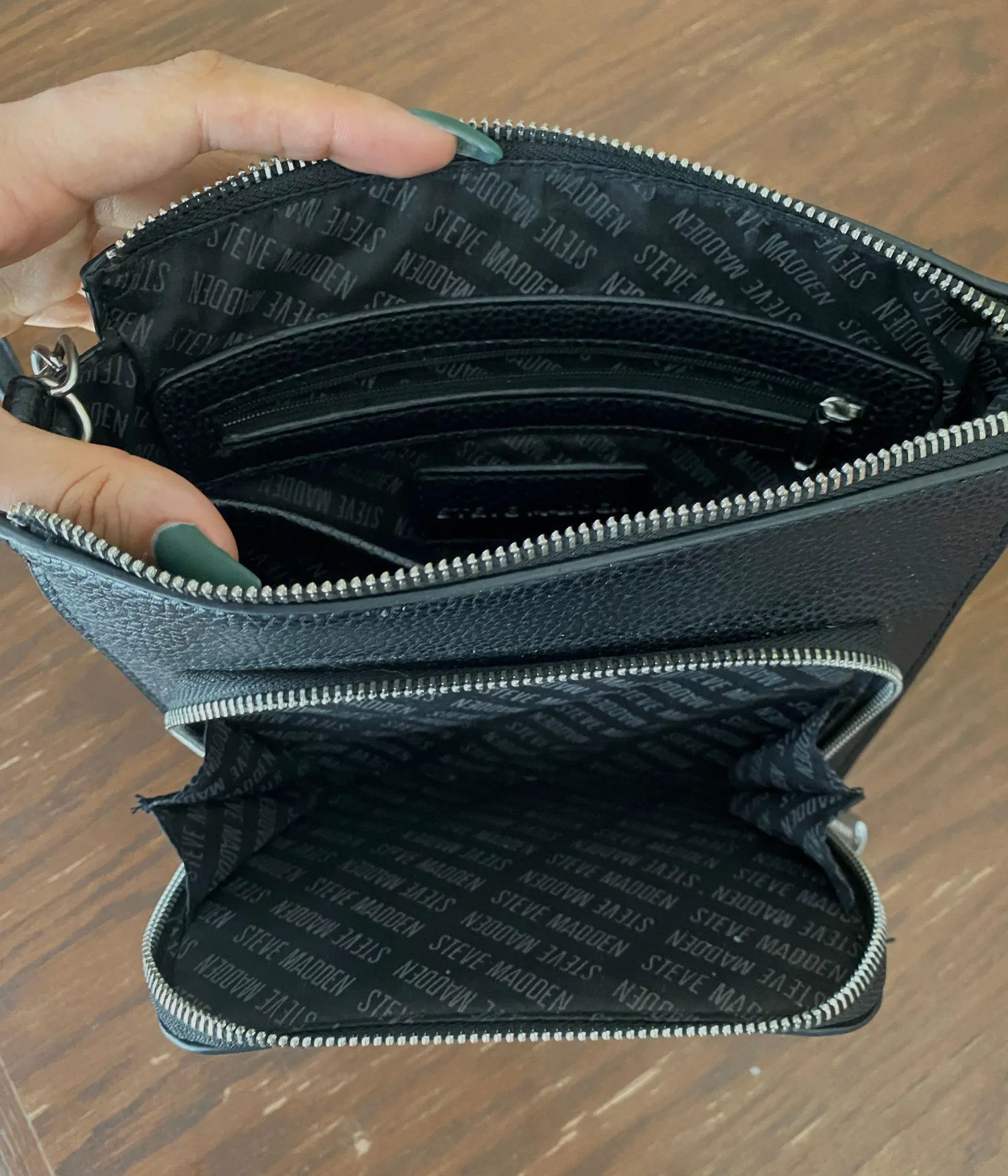 Black Leather Purse - Image 3