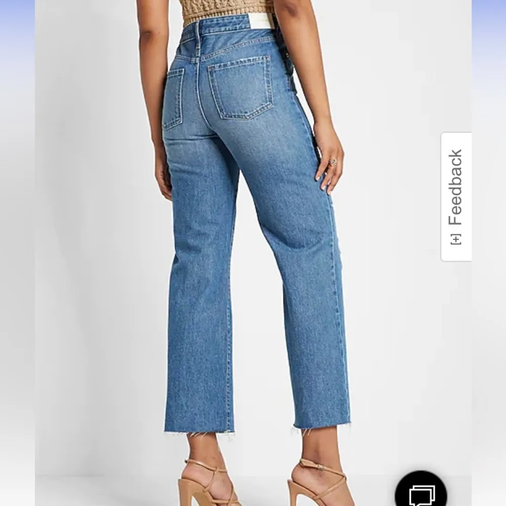 NWT Express Mid Rise Boot Leg Ankle Jeans - Image 2