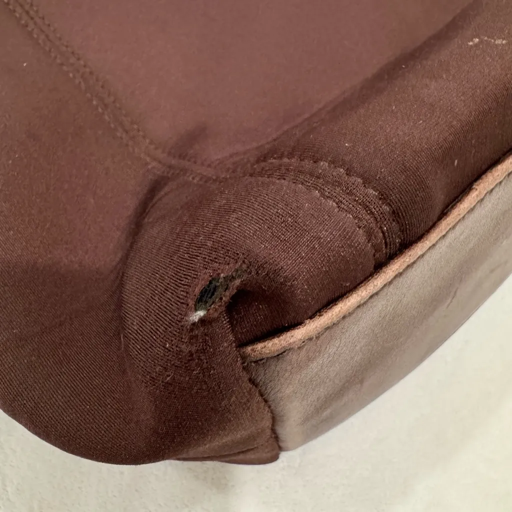 Vintage Coach Neo Collection Brown Tote Bag Neoprene and Leather Trim #F88-6201 - Image 7