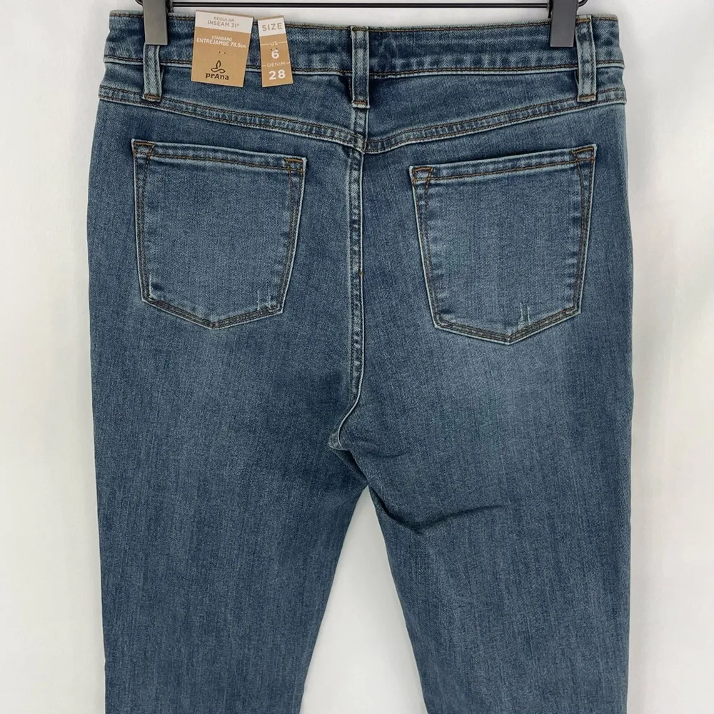 New  Sienna Skinny Jeans Stretch Denim True Blue Size 6 - Image 9