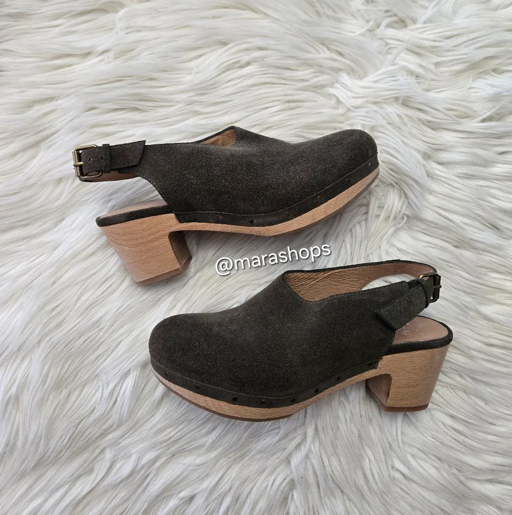 Madewell The Marlo Slingback Clog in Suede - Image 2