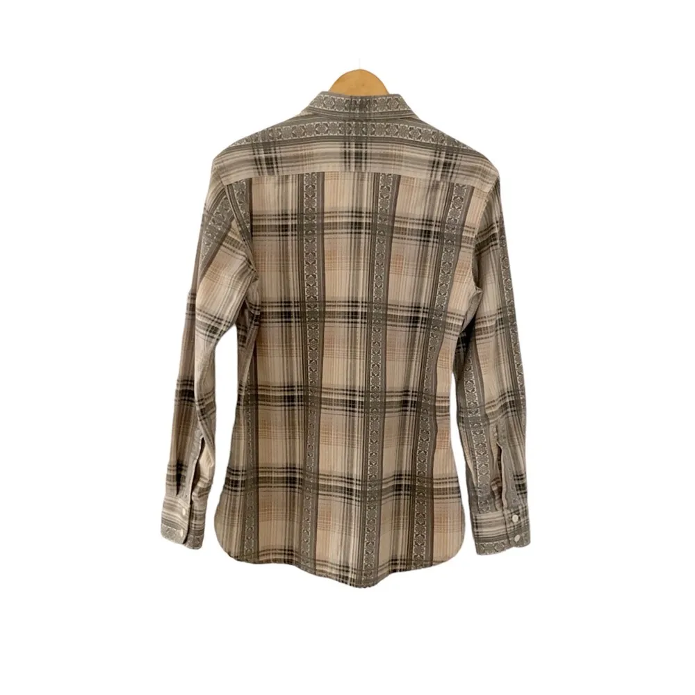 Pepe Jeans  Boho Western Style Button Down Shirt Size Medium - Image 4