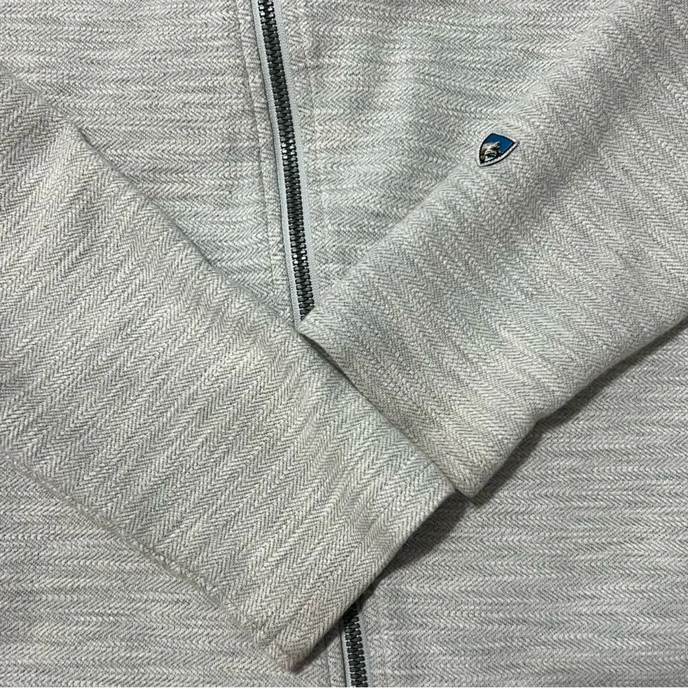 Kuhl Womens Jacket Size MEDIUM Gray Fleece Asymmetrical Gorpcore Outdoor Hiking - Image 9