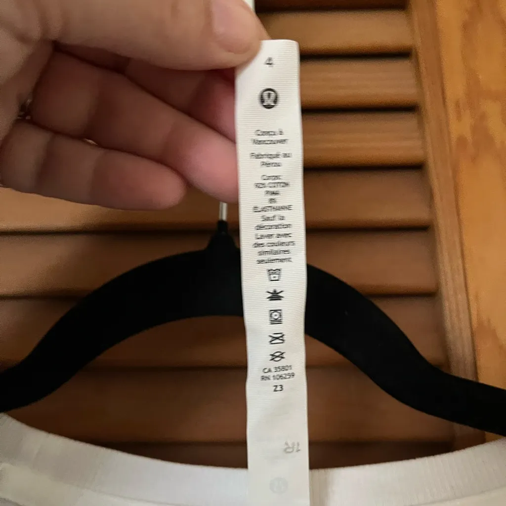 Lululemon All Yours Long Sleeve in White size 4 - Image 4