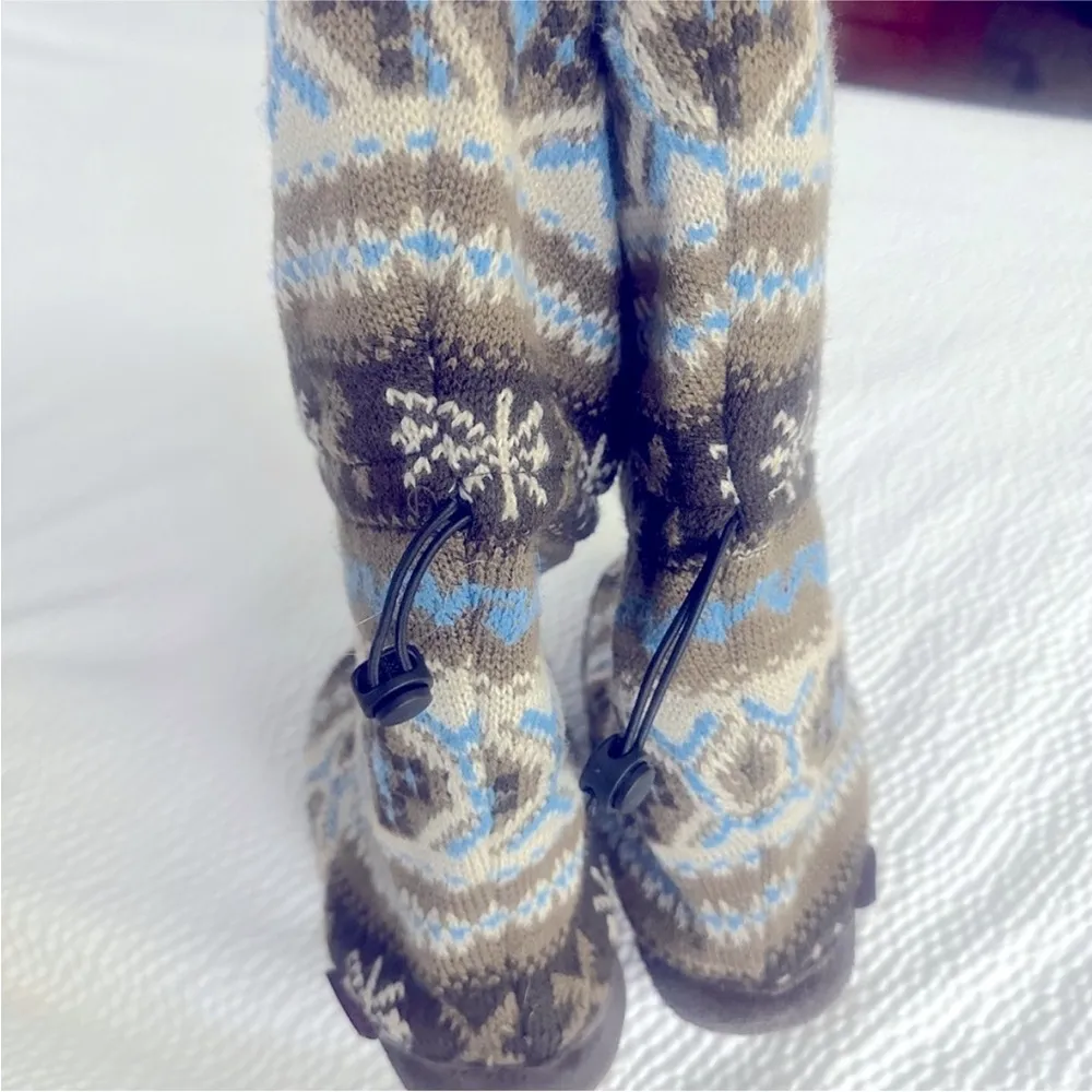 Lukees by Muk Luk Tall Patterned
Slipper Boots Brown Size 5.5 - Image 2