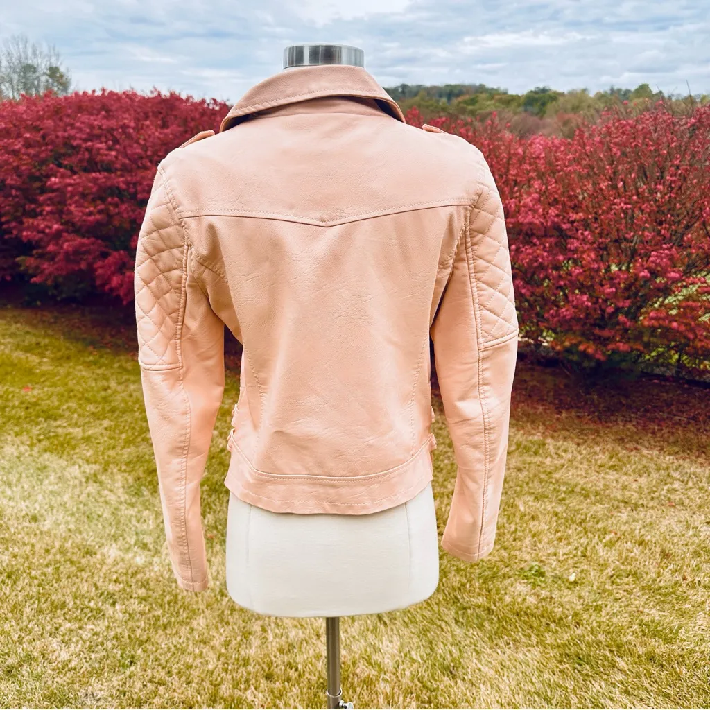 Ci Sono  Cavalini 100% vegan leather moto jacket - Image 12