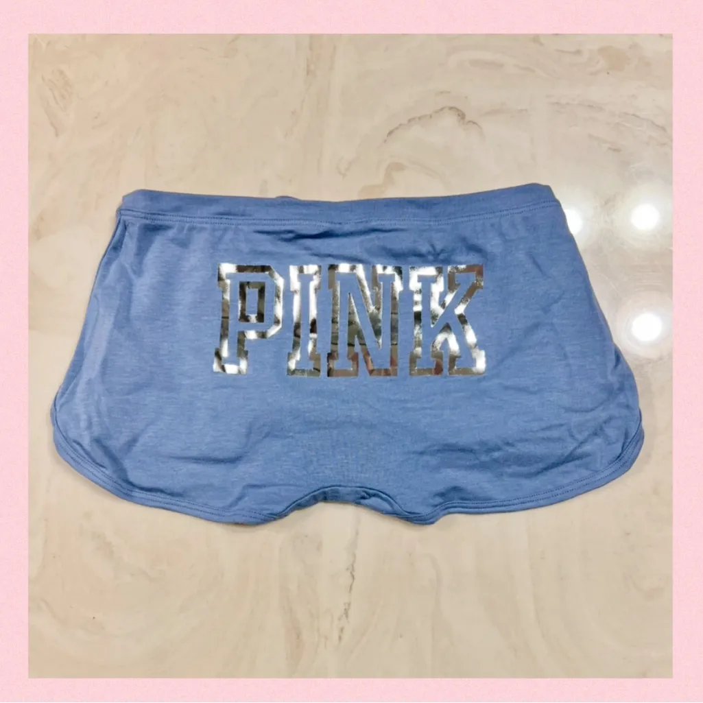 PINK VICTORIA’S SECRET Cotton Dorm Boyshort Dusty Iris Foil ✨LIMITED EDITION✨ S - Image 6