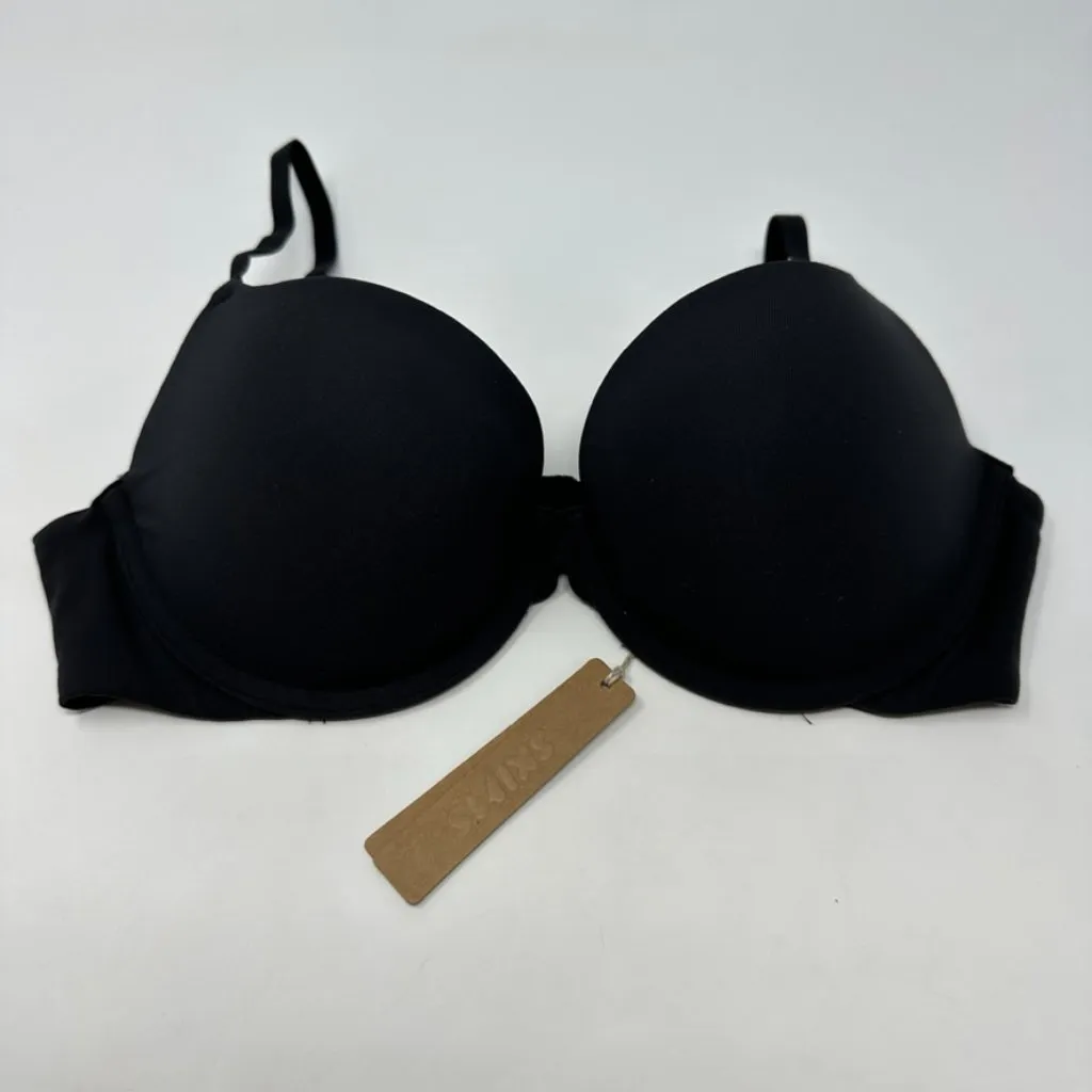 SKIMS‎ Fits Everybody Demi Push-Up T-Shirt Bra BR-UWR- 2295 ONYX size 34B NWT - Image 2