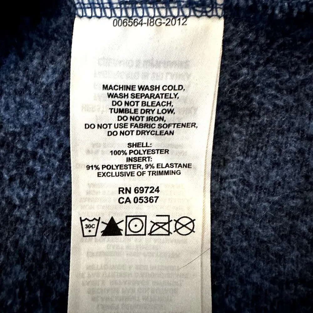 Columbia Ombre Springs Fleece Half Zip Omni Wick Performance Mock Neck Blue M - Image 4