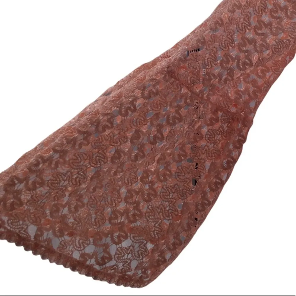 Brittney Black Lace Shift Dress in Peach Size XL - Image 3