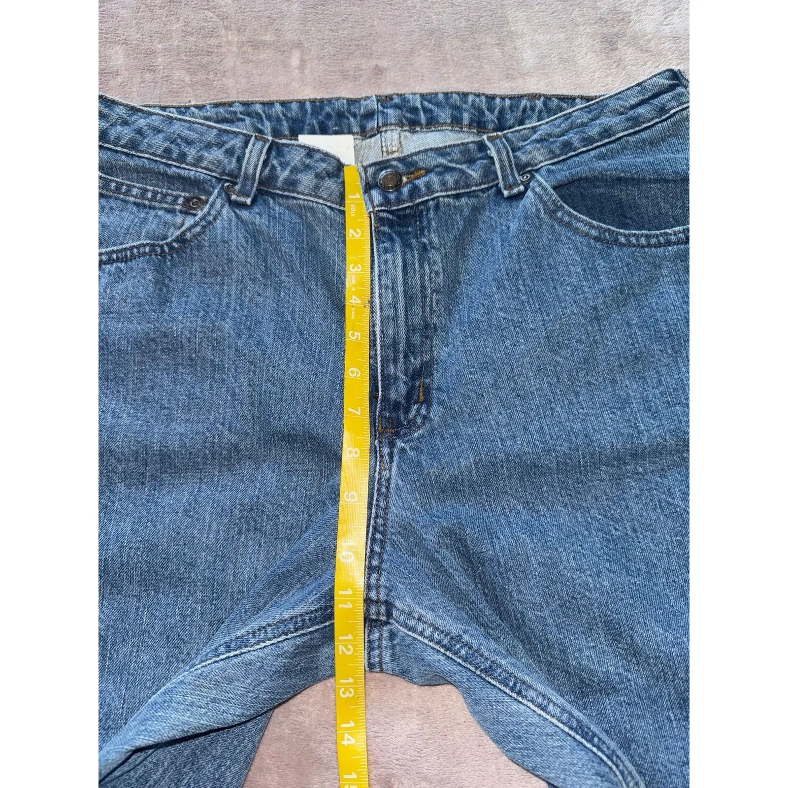 Carhartt Women's Jeans Blue Denim‎ Mid Rise Relaxed Fit Size 16 NWT - Image 10