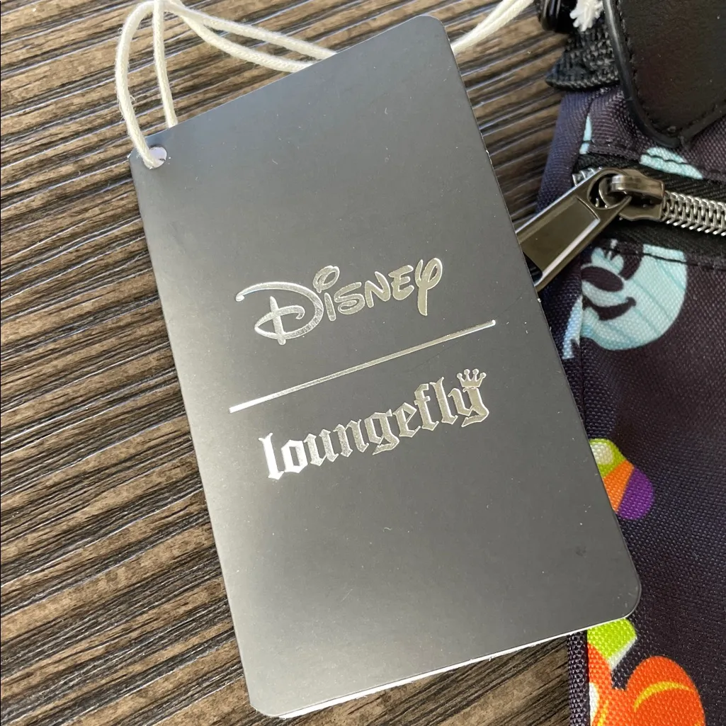 Loungefly Disney Mickey and Minnie Mouse Passport Crossbody Bag NWT - Image 2