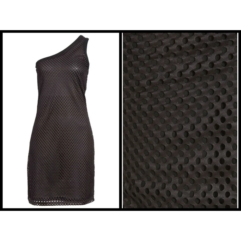 đź’•OPENING CEREMONYđź’• Black Mesh One Shoulder Dress - Image 4