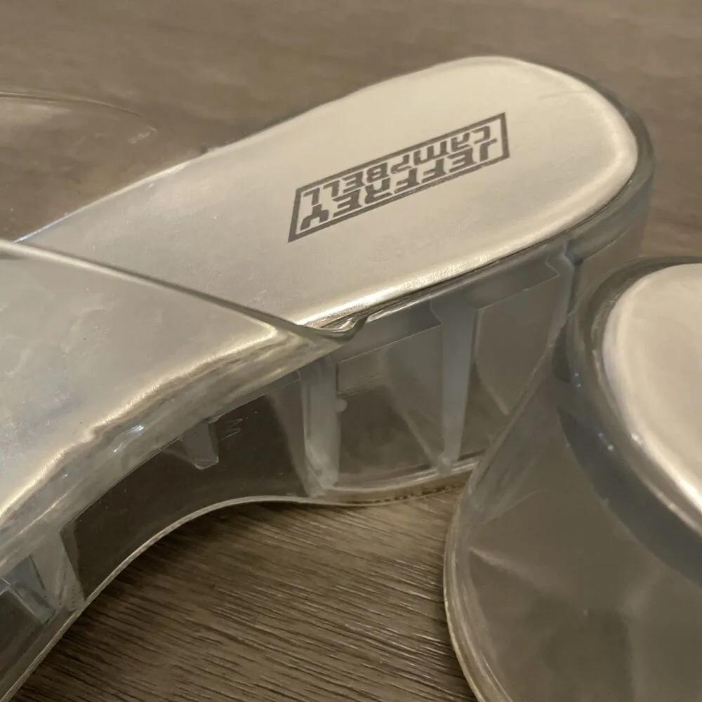 Jeffrey Campbell Clear Sandals Jelly Platform Size 10 - Image 8