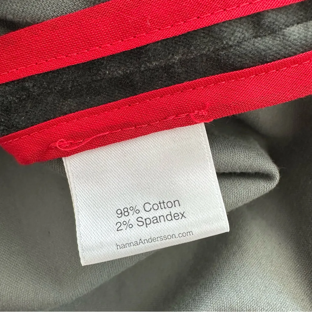 Love Hanna Andersson Women’s Holiday Velvet Asymmetrical Zip Skirt Size 6 Gray - Image 10