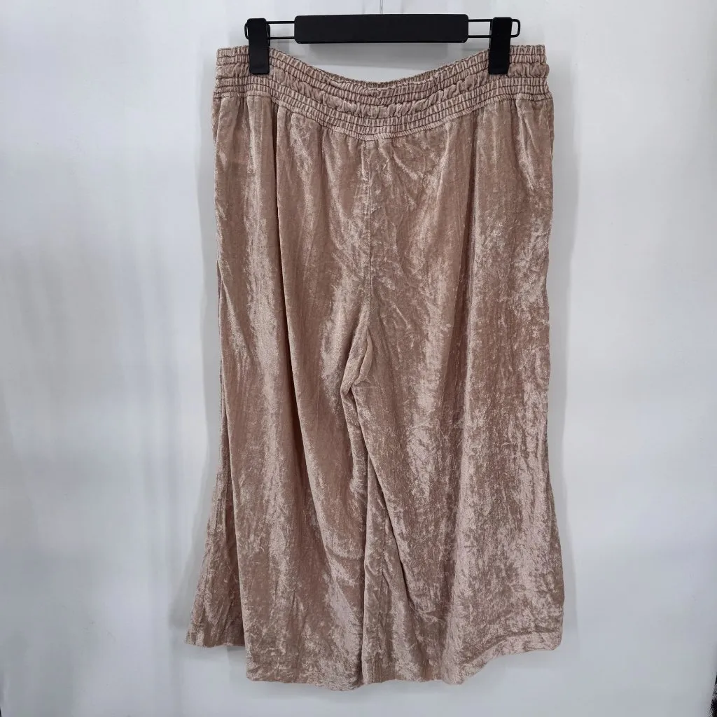 Hei Hei Fairy Boho Burnout Velvet Wide Leg Lounge Pants MP Pink Coquette‎ Size undefined - Image 6