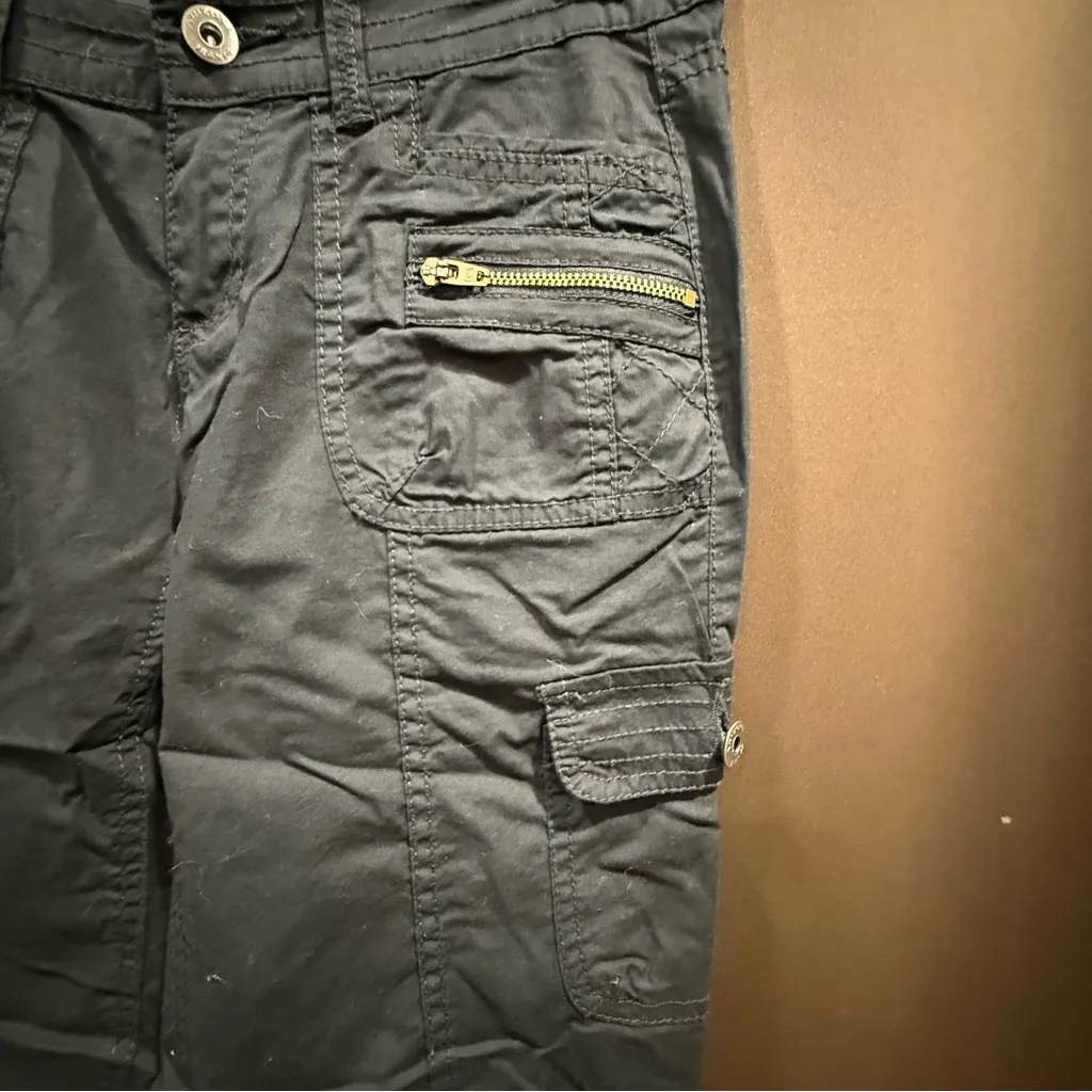Arizona Jean Company Black Cargo Capri, Size 0, NWT - Image 4