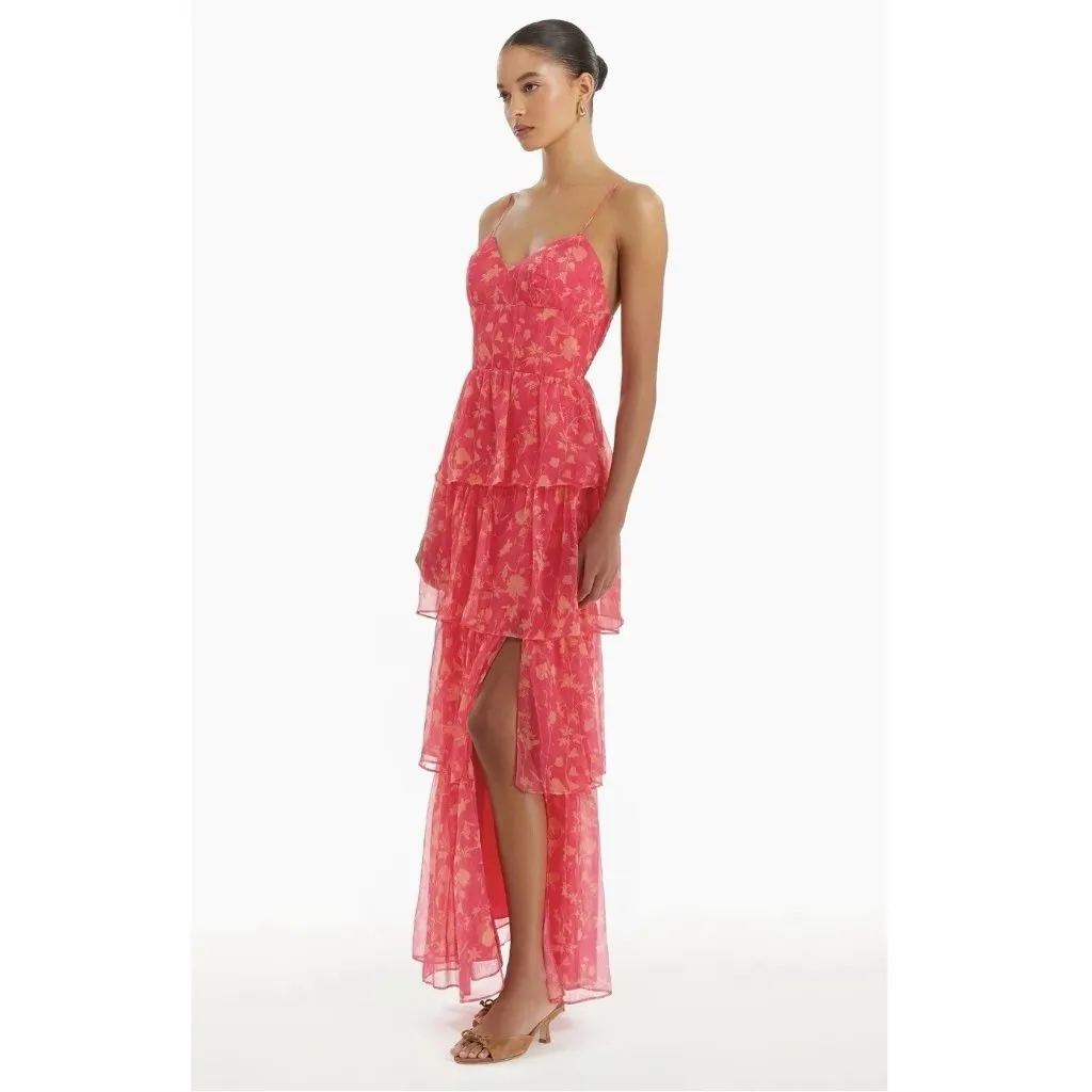 Amanda Uprichard Thaddea Maxi Dress in Brookeside Medium New Womens Gown - Image 12