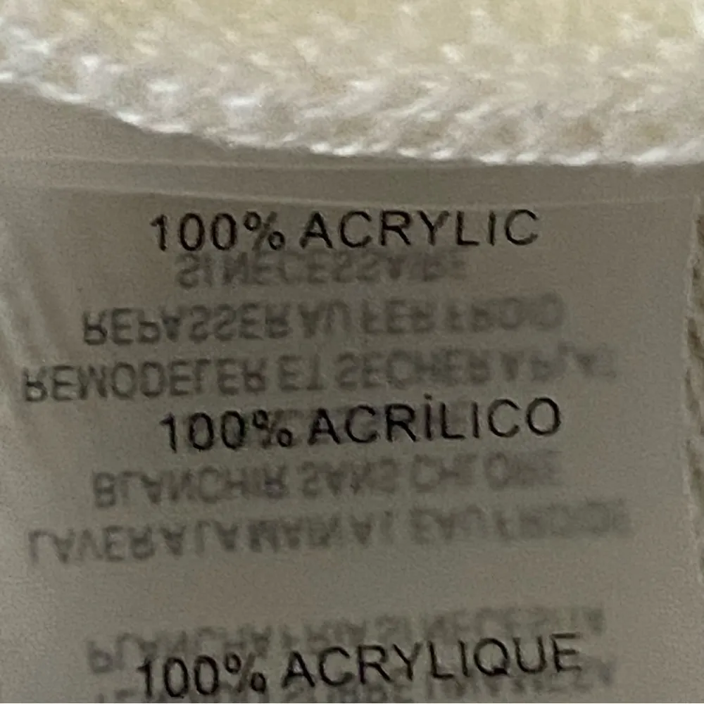 CALVIN KLEIN blush pink and white color block, asymmetrical sweater. Large. EUC - Image 12