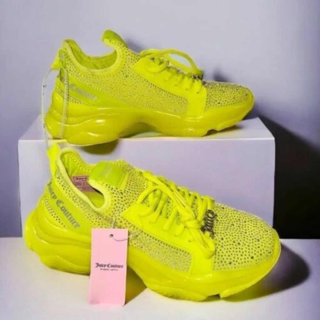 NWT JUICY COUTURE Women's Adana Lace-up Sneakers Women's Shoes - Image 3