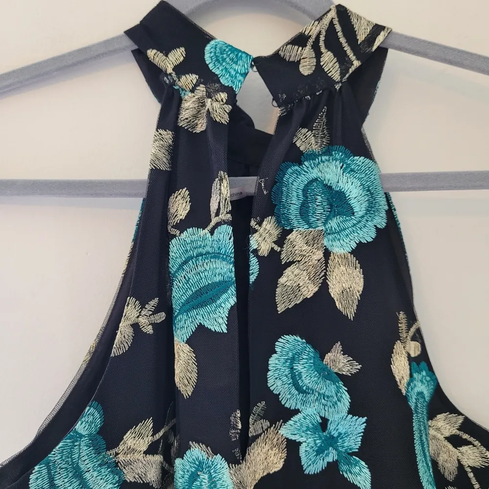 Trina Trina Turk Cian Scalloped Edge Embroidered Dress - Image 6