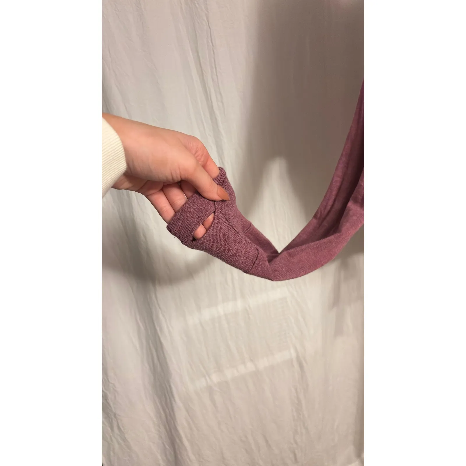 Athleta Marina Drawstring Cropped Long Sleeve Sweatshirt Womens Size Small - Image 6