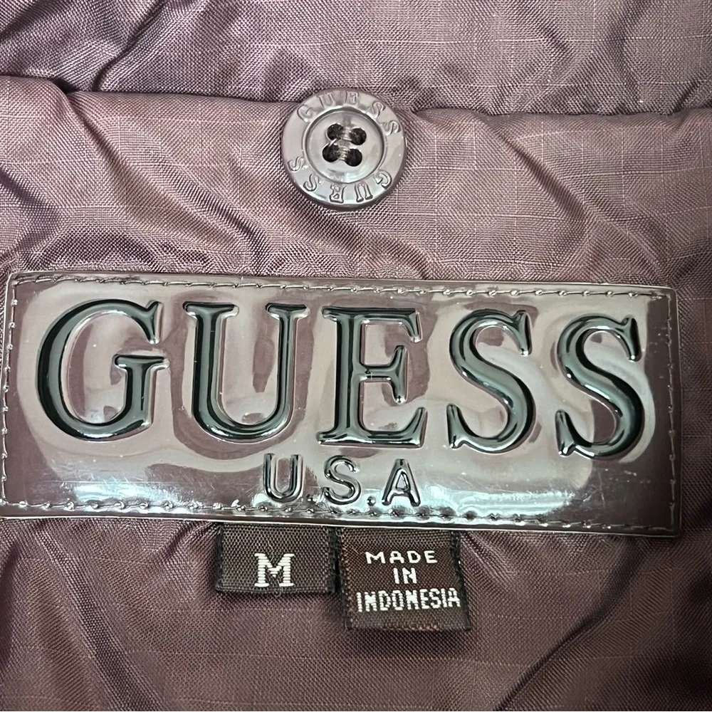 Guess  Women’s Puffer Purple Jacket Size M - Image 8
